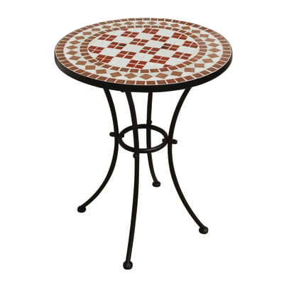 Tavolo Mosaico Leroy Merlin.Tavolo Da Pranzo Per Giardino Rotondo Epoxy Con Piano In Mosaico O 55 Cm Prezzo Online Leroy Merlin