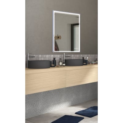 Illuminazione Specchio Bagno Leroy Merlin.Specchio Con Illuminazione Integrata Bagno Rettangolare Neo L 150 X H 90 Cm Sensea Prezzi E Offerte Online Leroy Merlin