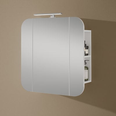 Illuminazione Specchio Bagno Leroy Merlin.Specchio Contenitore Con Illuminazione 20241 53 Bide L 70 X P 16 5 X H 72 Cm Bianco Prezzo Online Leroy Merlin