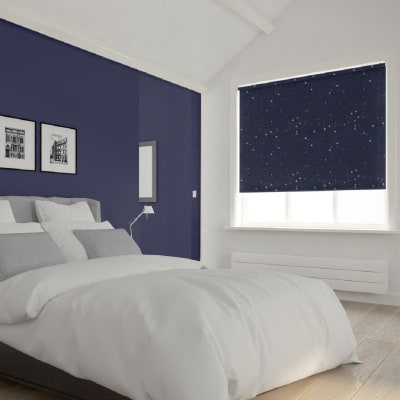 Tende A Rullo Oscuranti Leroy Merlin.Tenda A Rullo Notte Stellata Oscurante Blu Scuro 90x250 Cm Prezzo Online Leroy Merlin