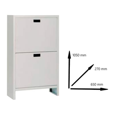 Armadio Raccolta Differenziata Esterno.Armadio Per Raccolta Differenziata Riciclo L 65 X P 27 X H 105 Cm Grigio Prezzo Online Leroy Merlin