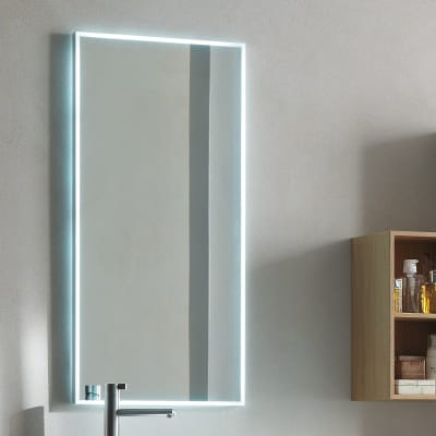 Illuminazione Specchio Bagno Leroy Merlin.Specchio Con Illuminazione Integrata Bagno Rettangolare Plane L 66 X H 95 Cm Prezzo Online Leroy Merlin