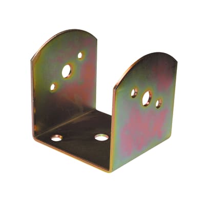 Supporti Per Pali In Legno Quadrati.Supporto Per Palo Staffa In Acciaio L 6x H 8 5 Prezzo Online Leroy Merlin