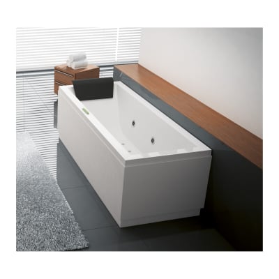 Accessori Idromassaggio Per Vasca Da Bagno.Vasca Idromassaggio Rettangolare Amea Bianco 170 70 Cm 6 Bocchette Prezzo Online Leroy Merlin