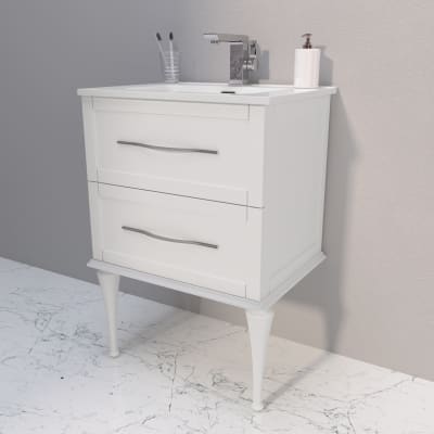 Leroy Merlin Lavandini Bagno Con Mobile.Set Mobile Da Bagno Con Lavabo Tiffany Bianco Opaco L 60 Cm Prezzo Online Leroy Merlin