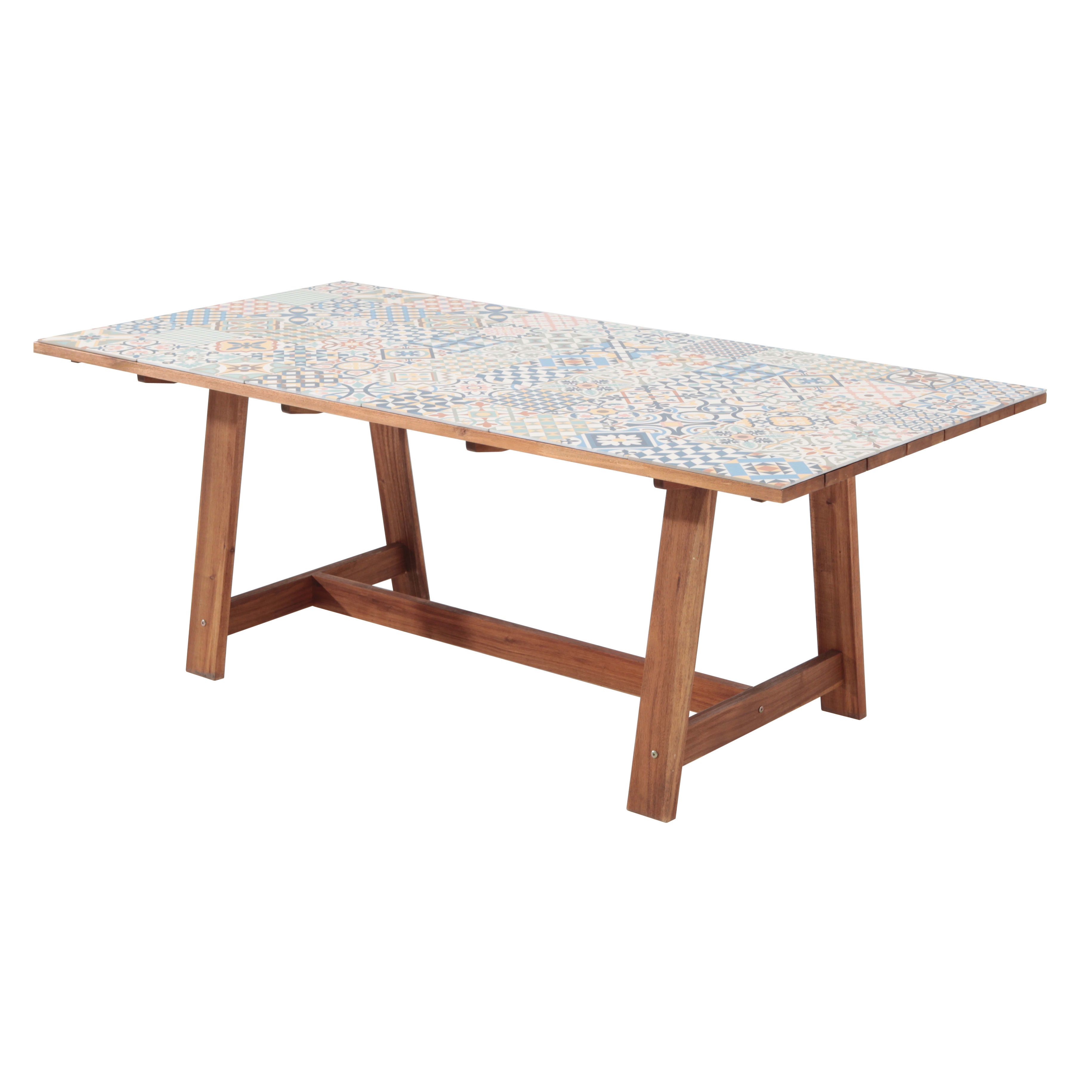 Tavolo Mosaico Leroy Merlin.Tavolo Da Pranzo Per Giardino Rettangolare Soho Con Piano In Ceramica L 105 X P 205 Cm Prezzo Online Leroy Merlin