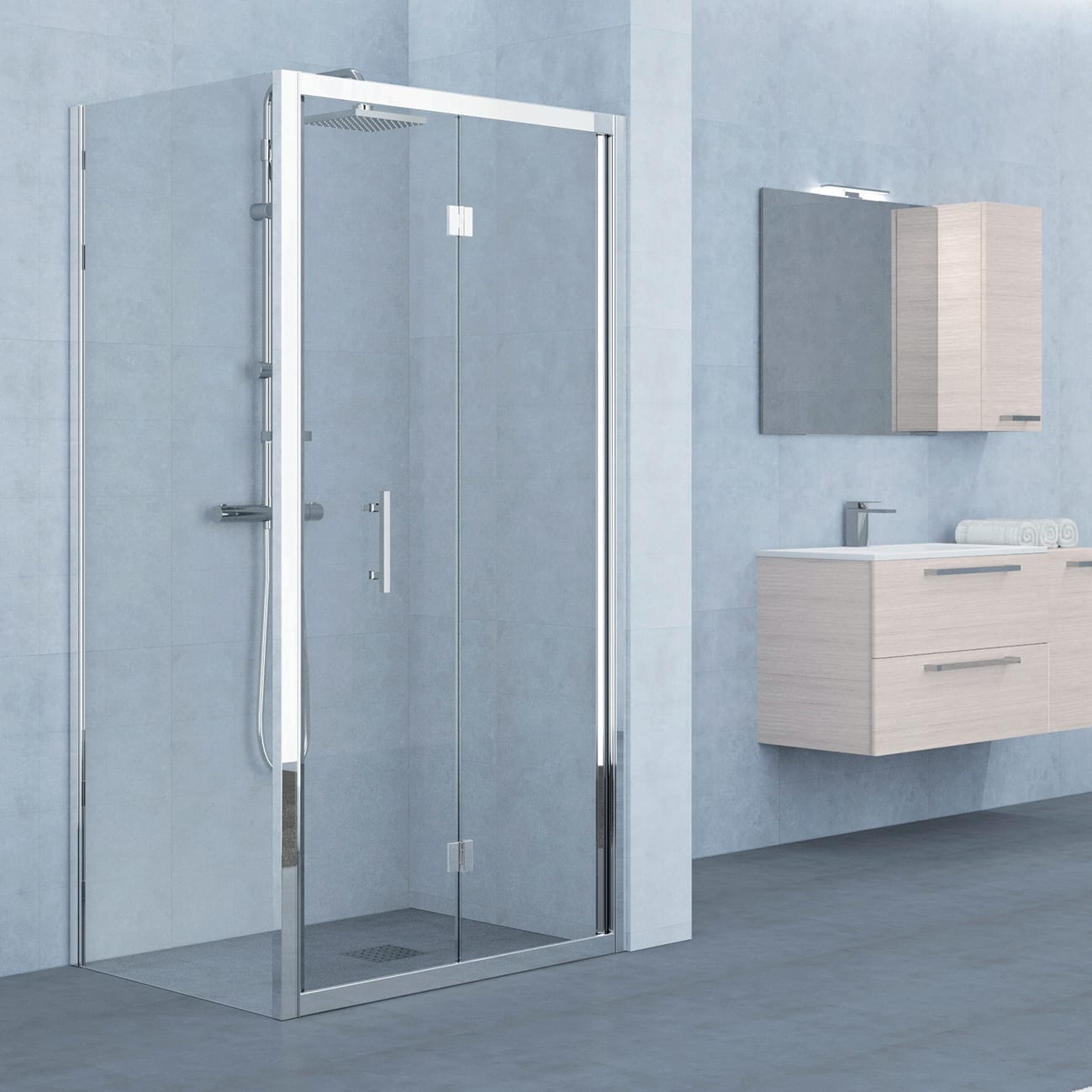 Cabina Doccia Idromassaggio Carla.Porta Doccia Pieghevole Elyt 170 Cm H 190 Cm In Vetro Temprato Spessore 6 Mm Trasparente Cromato Prezzo Online Leroy Merlin