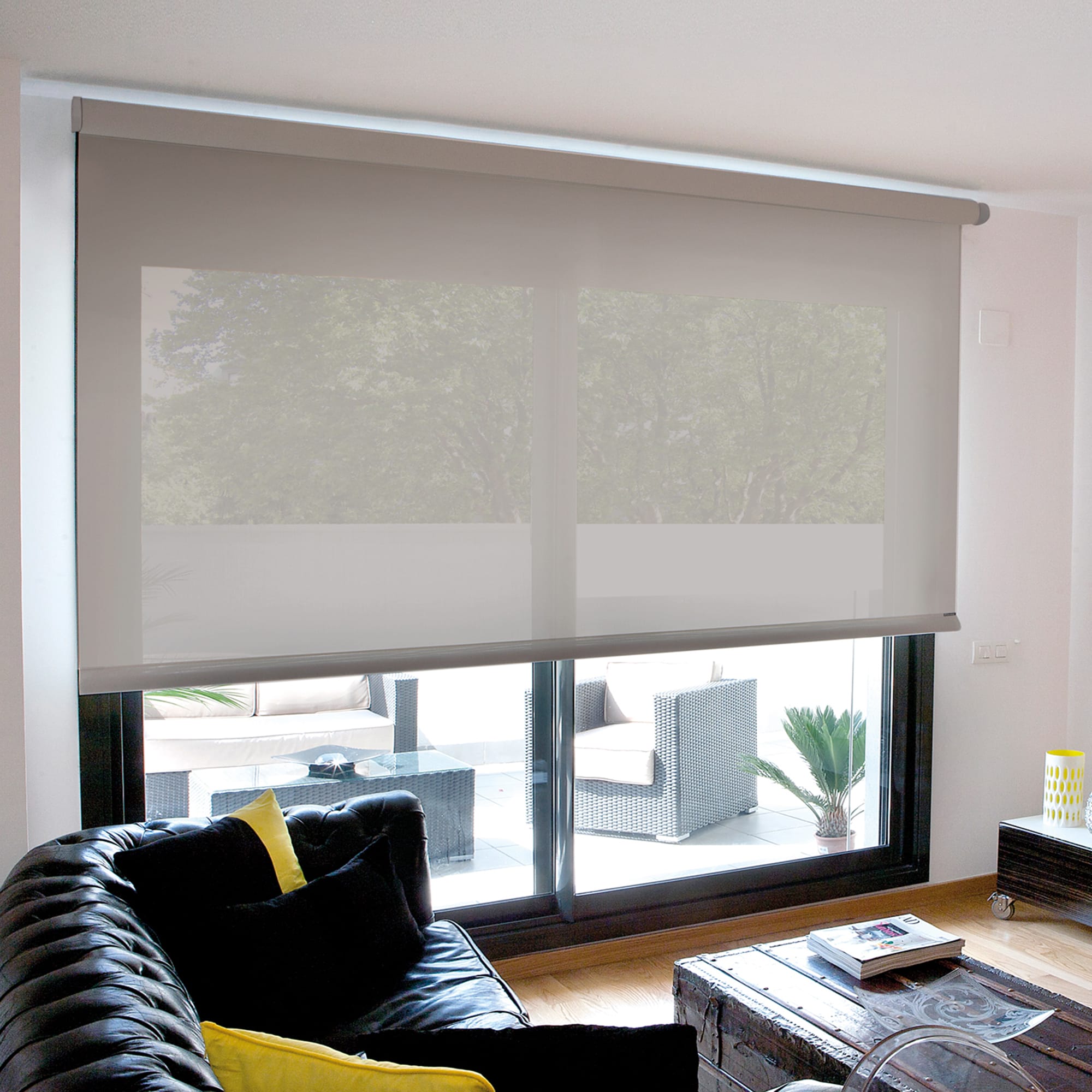 Leroy Merlin Tende A Rullo Da Esterno.Tenda A Rullo Inspire Screen Grigio Perla 220x250 Cm Prezzo Online Leroy Merlin