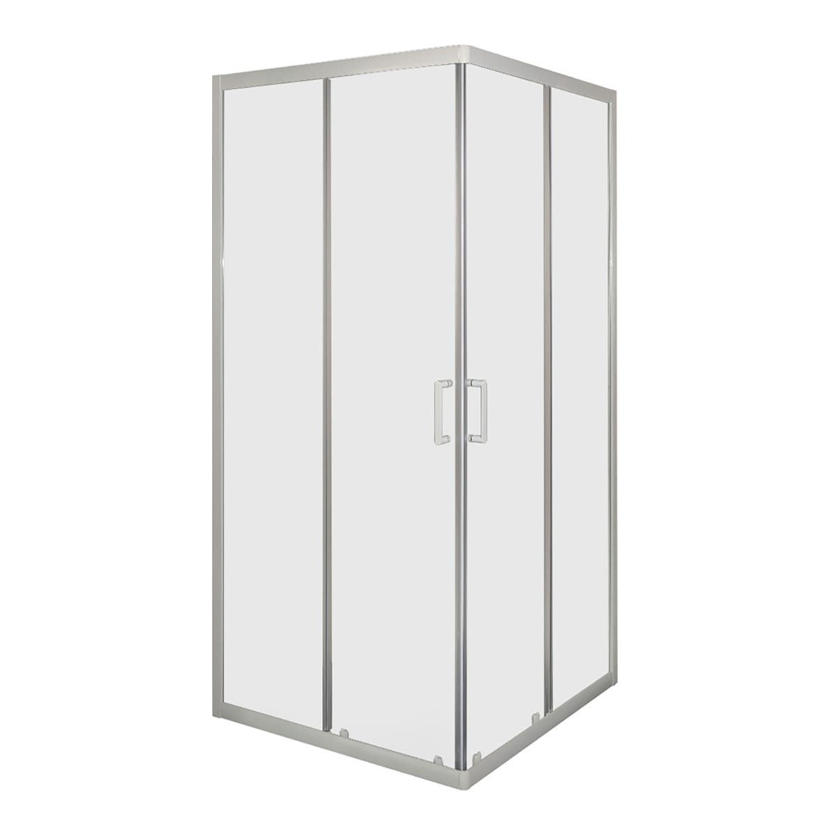 Box Doccia 70x70 Leroy Merlin.Box Doccia Quadrato Scorrevole Sinque 70 X 70 Cm H 190 Cm In Vetro Temprato Spessore 5 Mm Trasparente Bianco Prezzi E Offerte Online Leroy Merlin