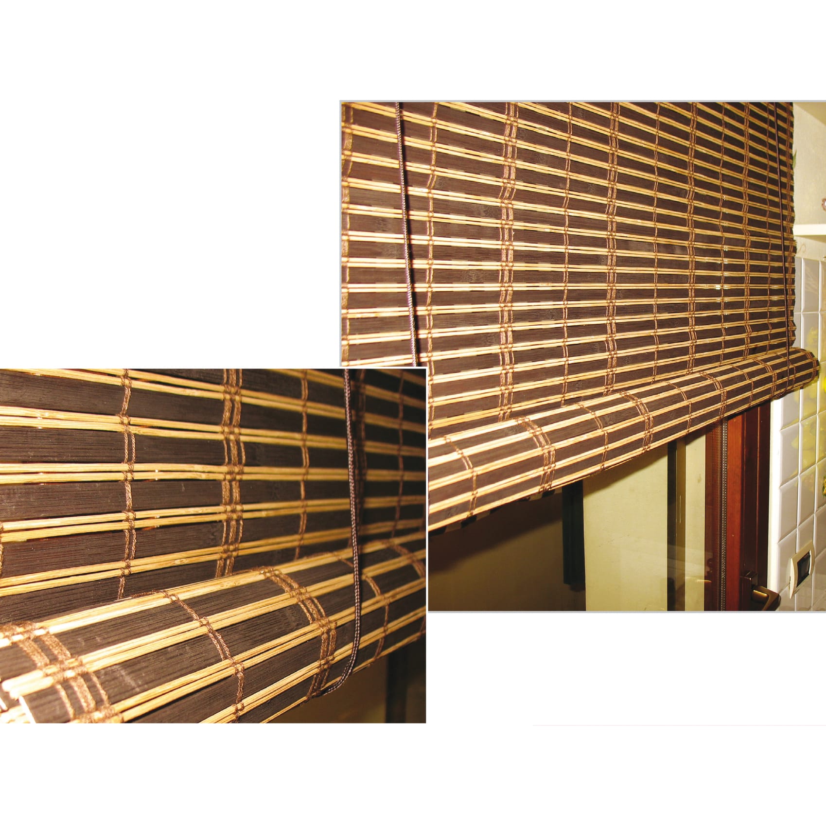 Tende Bambu Leroy Merlin.Tenda A Rullo Africa Wenge 120x300 Cm Prezzo Online Leroy Merlin