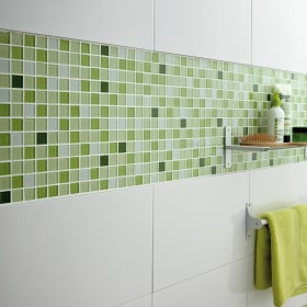 Mosaici di colore verde
