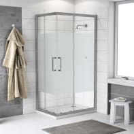 Cabina Doccia Eklis 90x90.Cabina Doccia Idromassaggio Semicircolare Eklis 90 X 90 Cm Prezzo Online Leroy Merlin