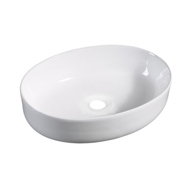 piccolo lavabo 40,5 cm L 33 cm B 1 x lavandino ovale in ceramica 